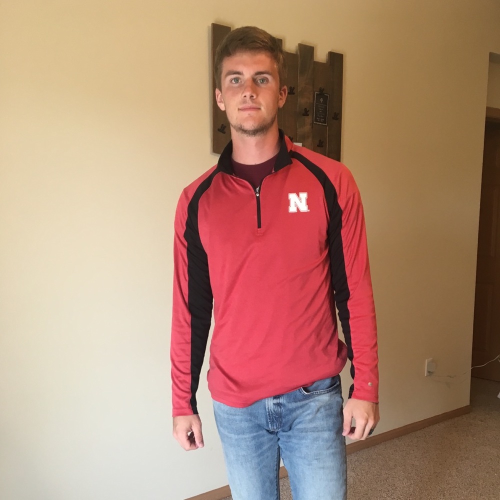Nebraska quarter zip pullover